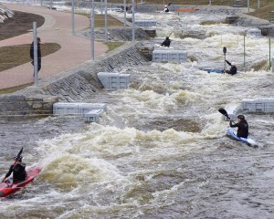 Budweis slalom course