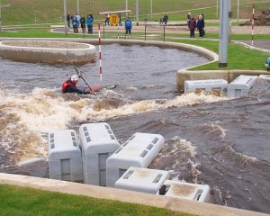 Tees Barrage slalom course