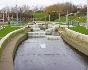 Tees Barrage slalom course