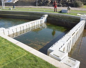 Tees Barrage slalom course