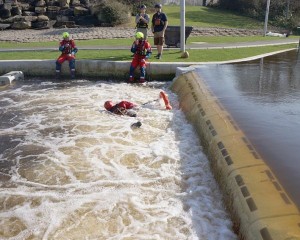 Tees Barrage slalom course