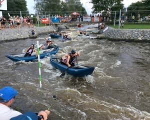 Budweis slalom course